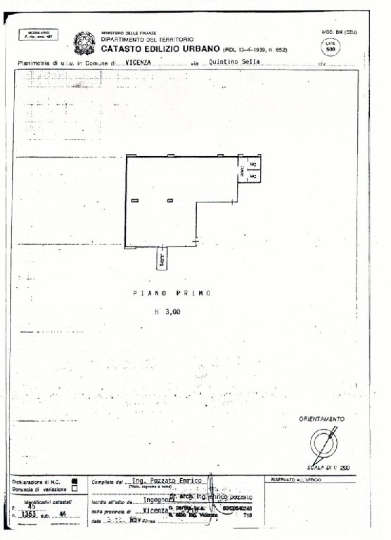 Ufficio - Loc.Com. VICENZA affitto  Viale Verona via quintino sella 90, vicenza Cobrux Immobiliare