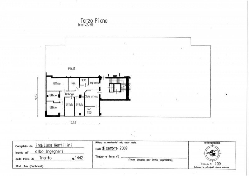 Ufficio - Loc.Com. TRENTO affitto  Trento Nord via Brennero Agenzia immobiliare FRANCESCO CORETTI