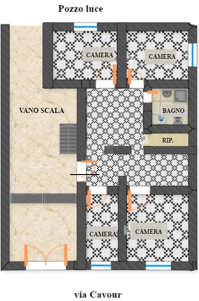 Vendita appartamento in buone condizioni 4 Via Correttori zona Corso Garibaldi a Reggio Di Calabria (RC) 113 mq